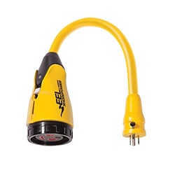 Picture of Marinco P15-30 EEL Pigtail Adapter 15A Male to 30A Female 20 Inch
