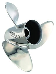 Picture of Solas 9551-148-16 Rubex HR3 Stainless Steel 3-Blade Propeller RH 14.5 x 16