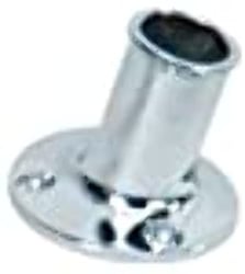 Picture of Whitecap Industries S5002C Chrome Plated Brass Flagpole Socket 1 Inch