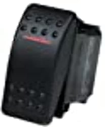 Picture of Whitecap Industries S7063C Illuminated Contura Rocker Switch with Safety Cover