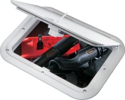 Picture of T-H Marine HDS-1324-7-DP Designer Series Non-Locking Access Hatch 13 x 24 Light Gray
