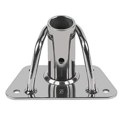 Picture of Schaefer Marine 36-01 Heavy-Duty Stanchion Base Single Mount