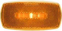 Picture of Optronics MCL0032ABB LED Marker Light Oval Amber Lens Black Base