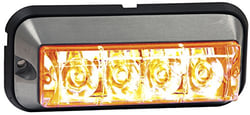 Picture of Buyers 8891004 4-7/8" Rectangular LED Strobe Light, Amber