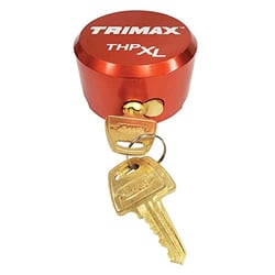 Picture of Trimax THPXL-AL RD Hockey Puck Internal Shackle Lock - Red Aluminum