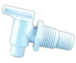 Picture of JR Products 03175 Dual Threaded Drain Cock Valve 3/8" to 1/2" MPT