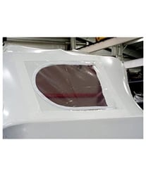 Picture of Dr. Shrink DS-36W Zipper Access Door 30" x 36" White 10 Mil