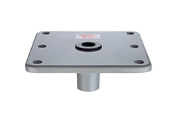 Picture of Attwood Marine SP67749 Swivl-Eze Lock'N-Pin 7x7 Inch Aluminum Pedestal Base 3/4 Inch Pin