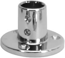 Picture of Whitecap Industries S-1468C 90 Degree Round Rail Base 7/8 Inch Chrome Plated