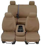 Picture of Covercraft SS2472PCTP SeatSaver Custom Front Row Seat Covers Polycotton Taupe