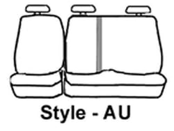 Picture of Covercraft SS8490WFGY Waterproof Polyester Seatsaver Custom Second Row Seat Covers Grey