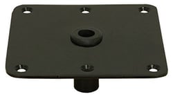Picture of Springfield Marine 3620011 KingPin Square Steel Boat Seat Base 7x7 Inch Satin E-Coat