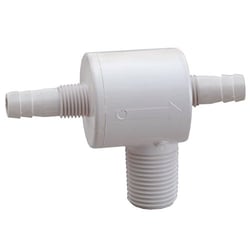 Picture of Attwood Marine 61151 Check Tee 1/2 Inch Combination Barbed Fitting