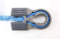 Picture of Factor 55 0037506 FlatSplicer 3/8-1/2" Synthetic Rope Shackle Mount Thimble Gray
