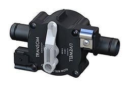 Picture of Flow Rite MV-12-FN01 2-Position Automatic Livewell Control Valve Empty/Auto Front Cable 3/4" Qwik-Lok