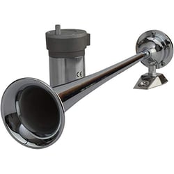 Picture of Sea-Dog Line 432510-1 MaxBlast 120dB Single Trumpet Air Horn 12V Chrome Brass