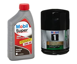 Picture of Mobil 124402 Mobil Super 10W-40 Premium Motor Oil 1 Quart with M1-206A Oil Filter Bundle