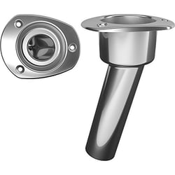 Picture of Mate Series C2015ND Combination Rod and Cup Holder, 316L Stainless, Oval Top, 15 Degree, Open Bottom