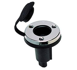 Picture of Perko 104530SDP Spare Round Plug-In Base 3 Pin Stainless Steel Black