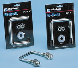 Picture of C.E. Smith 15252A Square U-Bolt 7/16" x 3-1/8" x 3" with Nuts and Washers