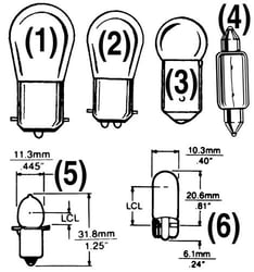 Picture of Sea-Dog Line 441194 Wedge Base Light Bulb #194 12V Marine