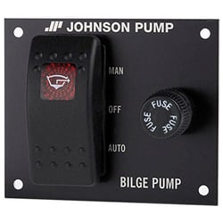 Picture of Johnson Pumps 82044-24V 3-Way Bilge Pump Control Panel 24 Volt