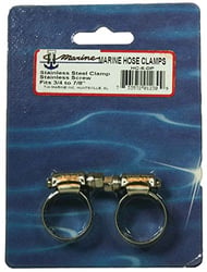 Picture of T-H Marine HC6DP Stainless Steel Hose Clamp 3/4" to 7/8" - 12 Pack