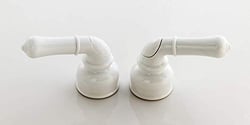 Picture of American Brass CRDUCCW Teapot Handle with Hot and Cold Buttons - White