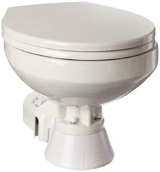 Picture of Jabsco 37010-3094 Electric Marine Toilet Compact Bowl 24V with Rinse Pump