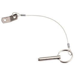 Picture of Whitecap Industries S-1020C Quick Release Pin 1/4" x 1" Stainless Steel with Lanyard