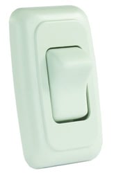 Picture of JR Products 12005 Single Rocker Switch On-Off SPST 16 Amp White