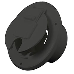 Picture of JR Products S2312A Round Cable Hatch 30 Amp Black