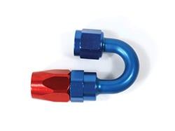 Picture of SPEEDFX 510680BK -6AN 180 Degree Full Swivel Hose End Fitting Black