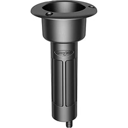 Picture of Mate Series P1000DB Plastic Rod & Cup Holder 0-Degree Drain Round Top Black