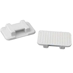 Picture of Weldmount 805900 Large White Nylon Wire Tie Mount AT-5 (100 Pack)