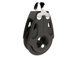 Picture of Lewmar 29901341BK 30mm Control Block Single Fixed Strap Black