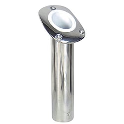 Picture of Whitecap Industries S0096CBLUE 30° Flush Mount Rod Holder Capless with White Liner
