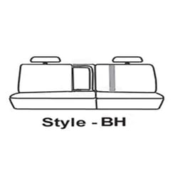Picture of Covercraft SS8464PCCH Polycotton Seatsaver Custom Second Row Seat Covers Charcoal