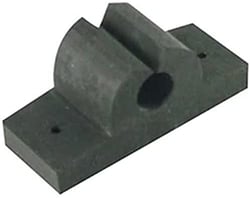 Picture of Whitecap Industries 3754BC 1" Black Rubber Tool and Rod Holder Pair