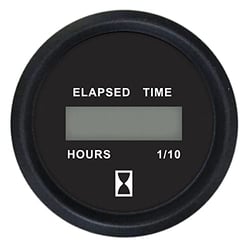 Picture of Faria Instruments 12835 Euro Black 2" Digital Hourmeter Gauge 12-32V