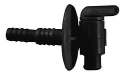 Picture of JR Products 04-62415 Black Dual Barbed Drain Cock Valve