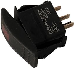Picture of Whitecap Industries S-7057C Contura Style Rocker Switch with Safety Cover