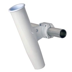 Picture of C.E. Smith 53711 Aluminum Horizontal Clamp-On Rod Holder 1-5/16" OD White