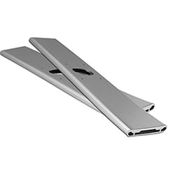 Picture of Taco Metals GSE-1939BSA20 T-Top Extrusion Plate Pre-Drilled for Grand Slam Outrigger Mounts 20 Inch Pair