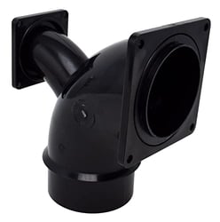 Picture of Valterra T10361 2-Way Elbow Fitting 3" Spigot x Rotating Flange RV Waste