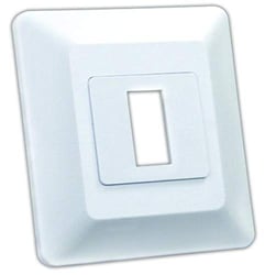 Picture of JR Products 13605 Single Switch Base and Bezel - White