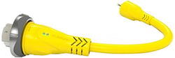Picture of Furrion FP5515SY 50A to 15A Marine Pigtail Adapter Yellow