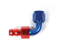 Picture of SPEEDFX 520690BK -6AN 90 Degree Push-On Hose End Black Anodized