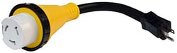Picture of Valterra A101550DBK 15 Amp to 50 Amp RV Power Adapter Cable 12 Foot