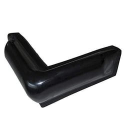 Picture of Dock Edge DE73104F Corner Dock Bumper Guard Black Roto-Molded